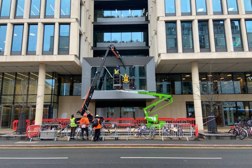 Climate protestors have smashed the windows at 50 - 60 Station Road in Cambridge due to it hosting several fossil fuel and ecocide enabling companies including Eversheds Sutherland, Amazon, and Centrica.